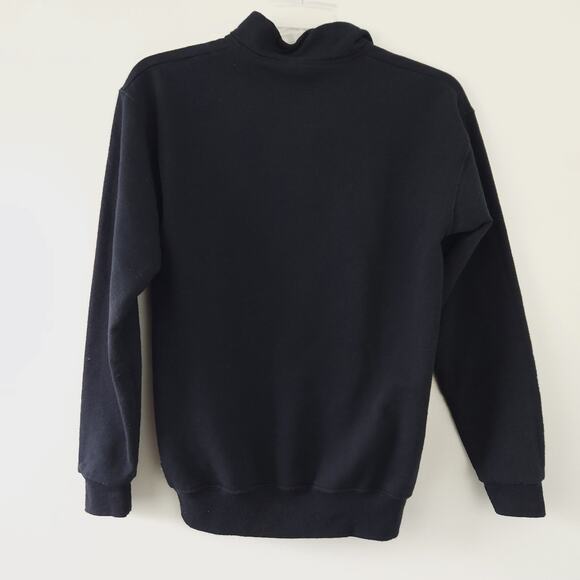 Girls Embroidered Sweatshirt Piper Unicorn Large Long Sleeve Shirt, Black - Picture 4 of 6